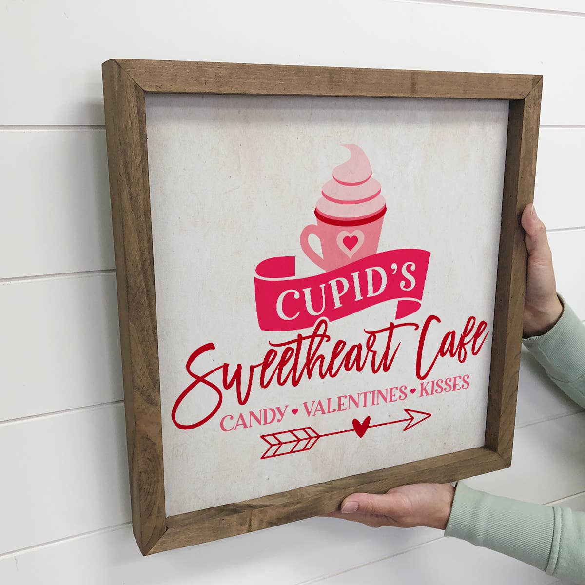 Cute Cupcake Sign Valentine's Home Decor - Sweetheart's Cafe