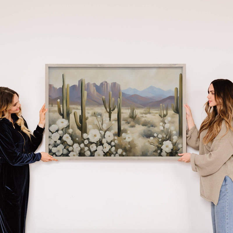 Enchanting Arizona Desert - Desert Landscape Canvas Art