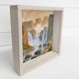 Idaho Souvenir Shop- Shoshone Falls Painting- Small Print