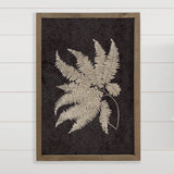 Fern Leaf II - Framed Nature Wall Art - Ranch House Wall Art