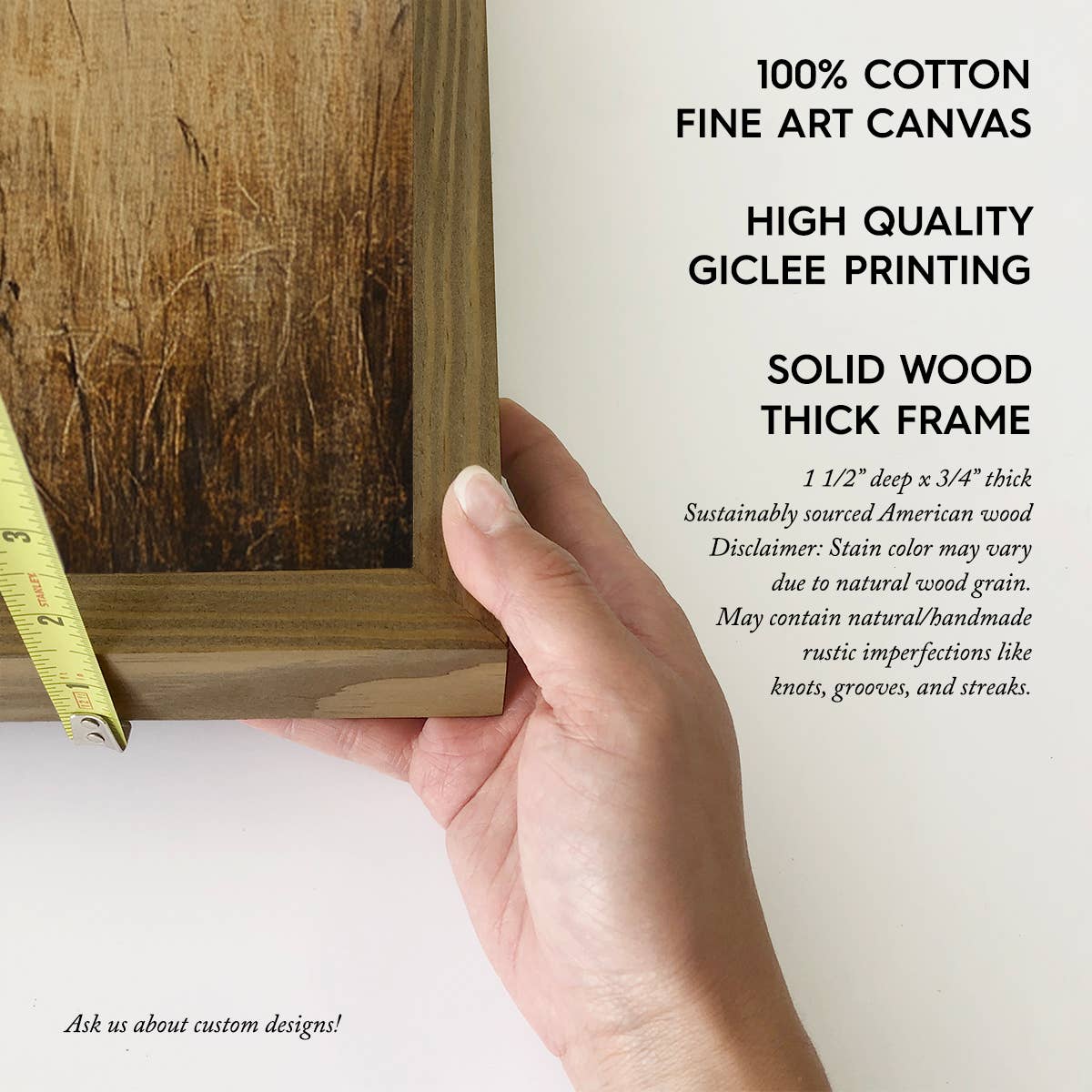 In My Father's House Scripture Canvas Art with Wood Frame