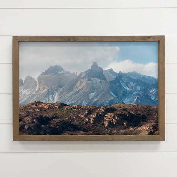 Patagonia Chile - Framed Nature Photograph - Cabin Wall Art