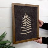 Fern Leaf V - Framed Nature Wall Art - Ranch House Wall Art