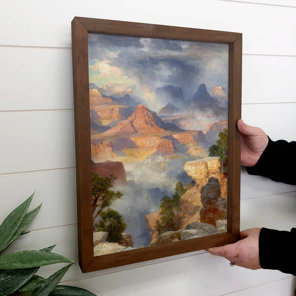 Grand Canyon Thomas Moran - Framed Nature Decor - Nature Art