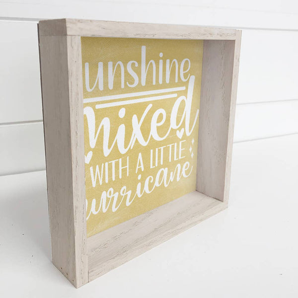 Sunshine Mixed with a Little Hurricane - Funny Canvas Art