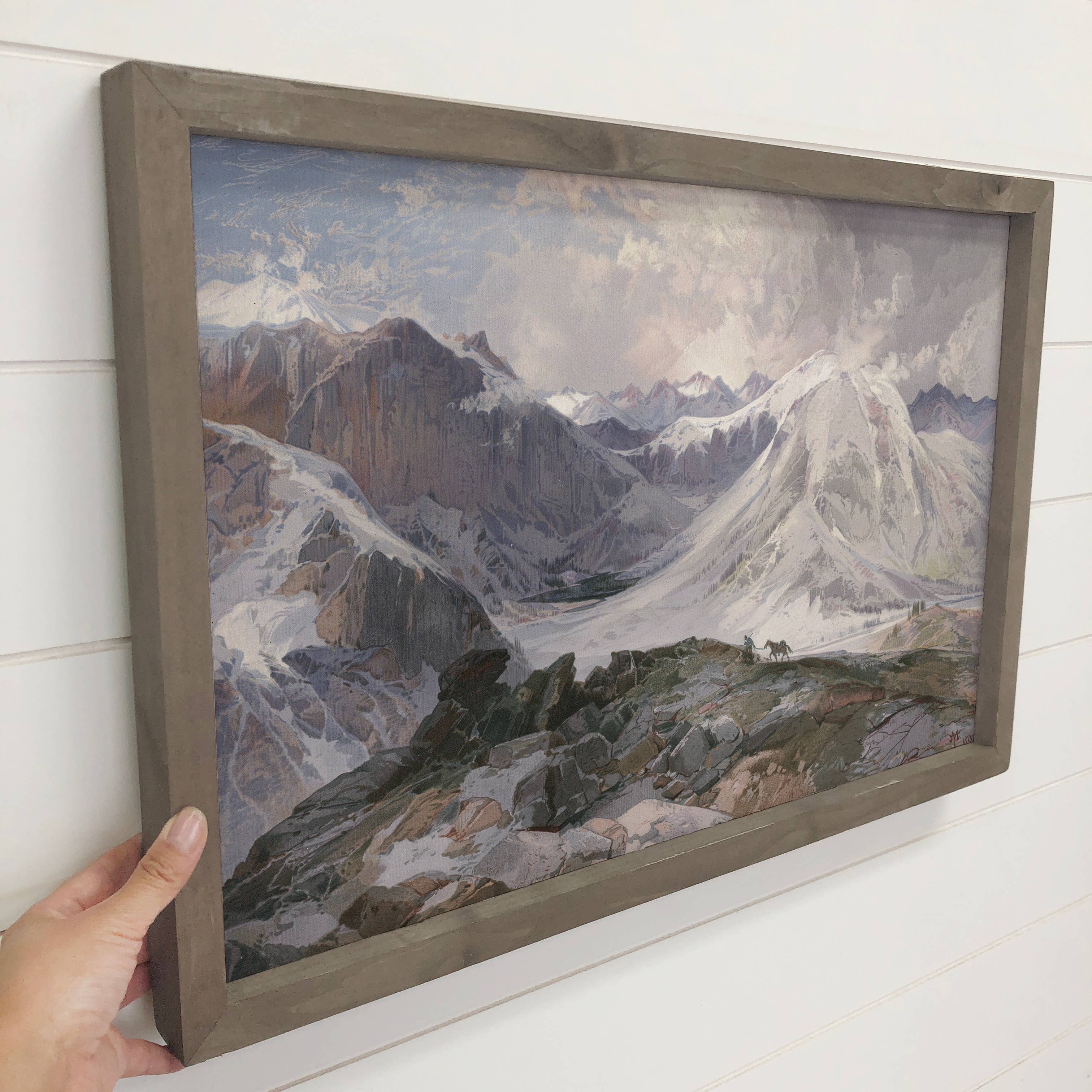 Rocky Mountains Colorado - Mountain Landscape Canvas Art