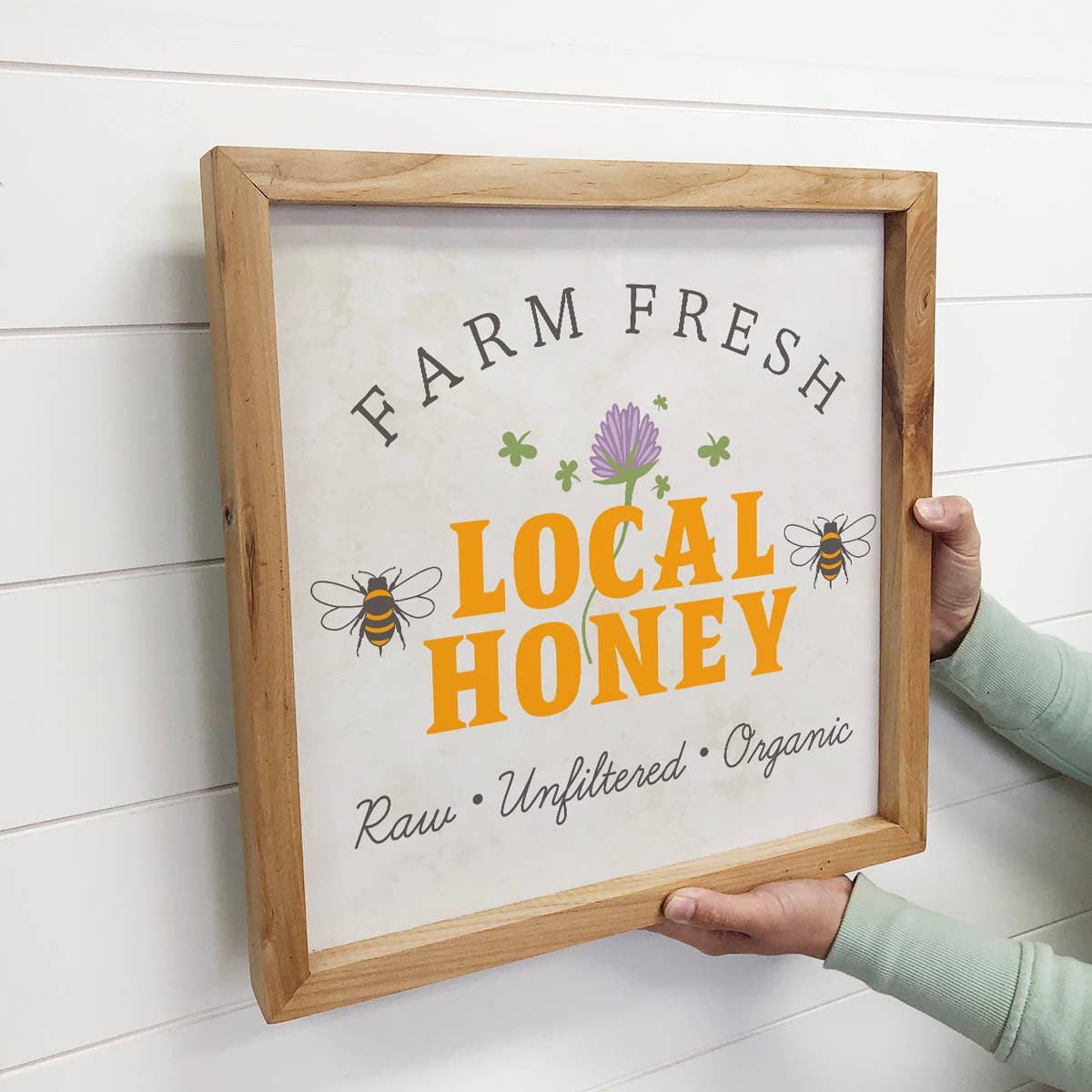 Farm Fresh Local Honey- Spring Decor Sign