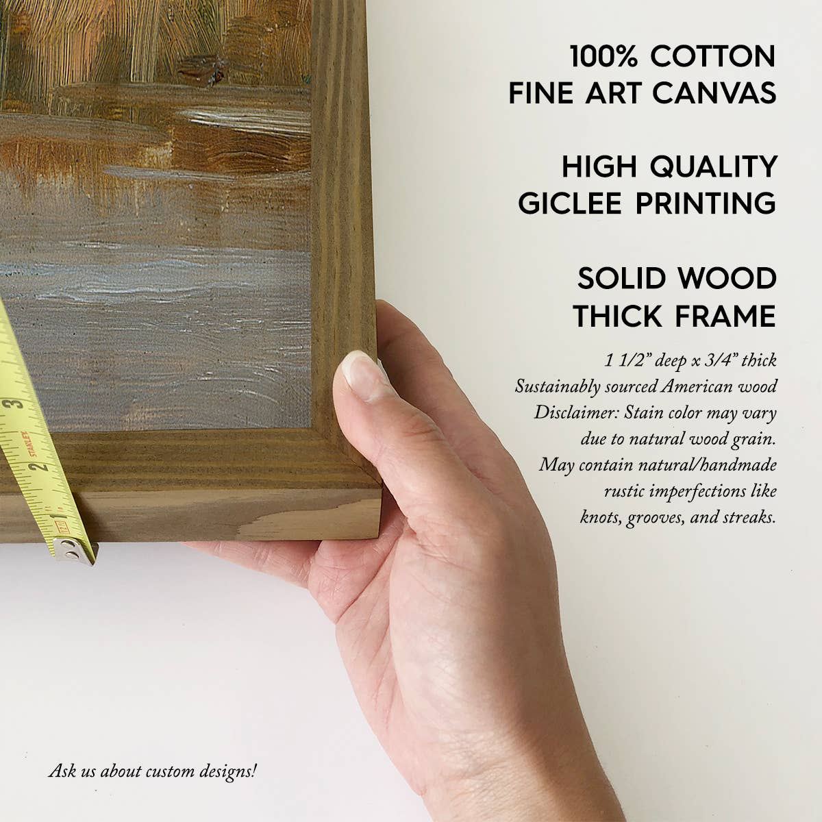 Marshland Landscape - Nature Landscape Canvas Art - Framed