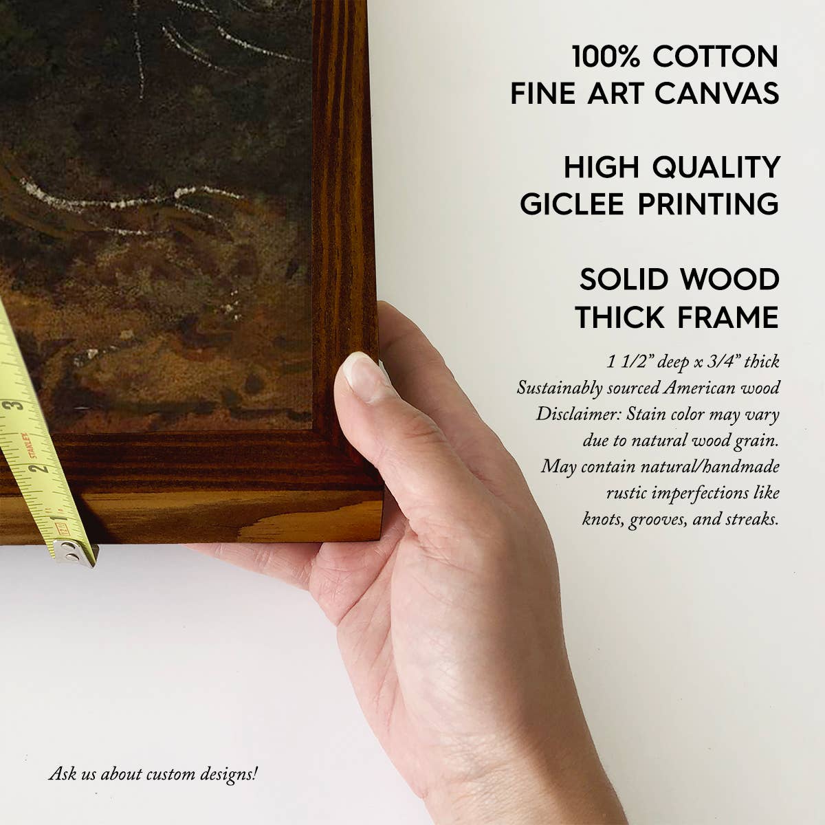 Mountain Wilderness - Mountain Landscape Canvas Art - Framed