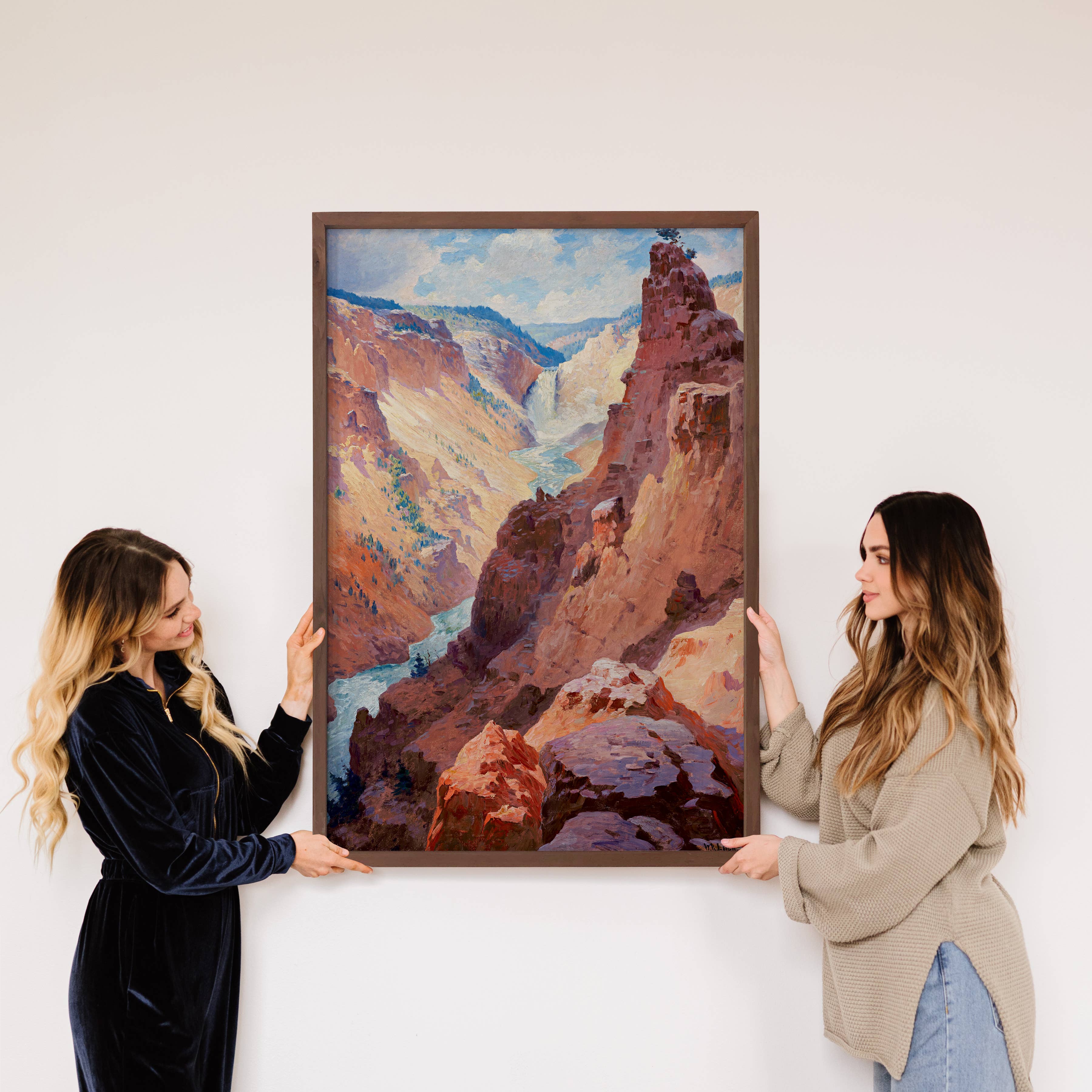 Grand Canyon of the Yellowstone - Canyon Landscape Wall Art