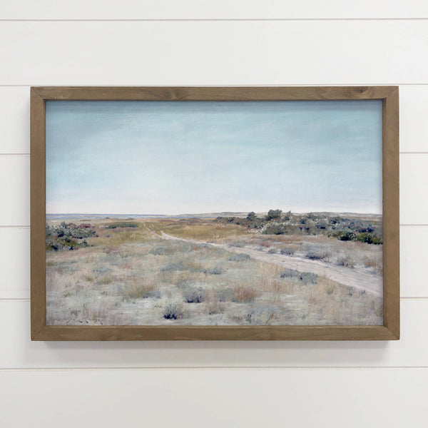 Trail to the Coast - Framed Nature Decor - Ranch House Art