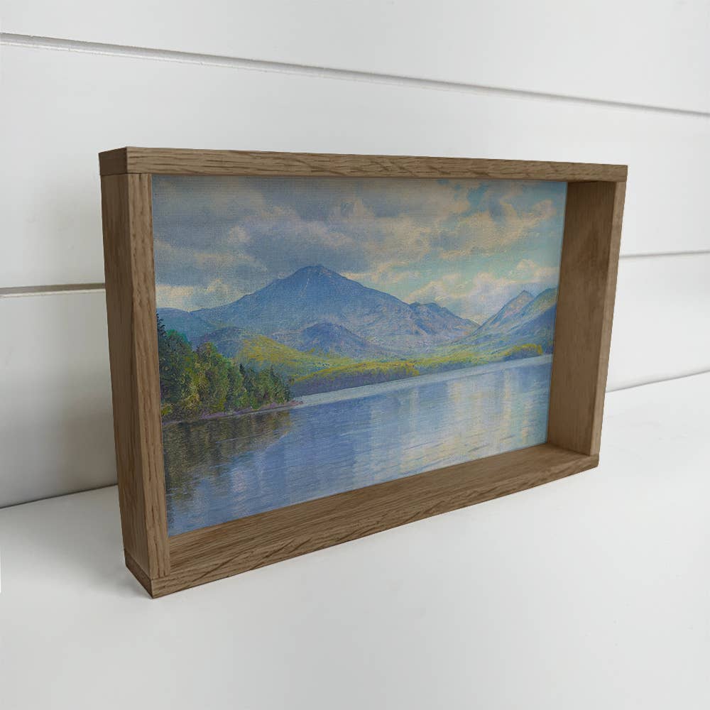 Lake Placid - Lake House Canvas Art - Wood Framed Art