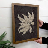 Fern Leaf II - Framed Nature Wall Art - Ranch House Wall Art