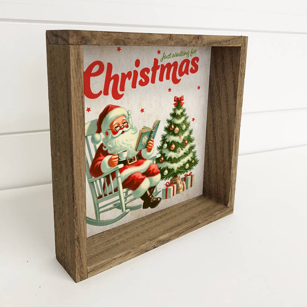 1950's Just Waiting for Christmas - Christmas Canvas Art