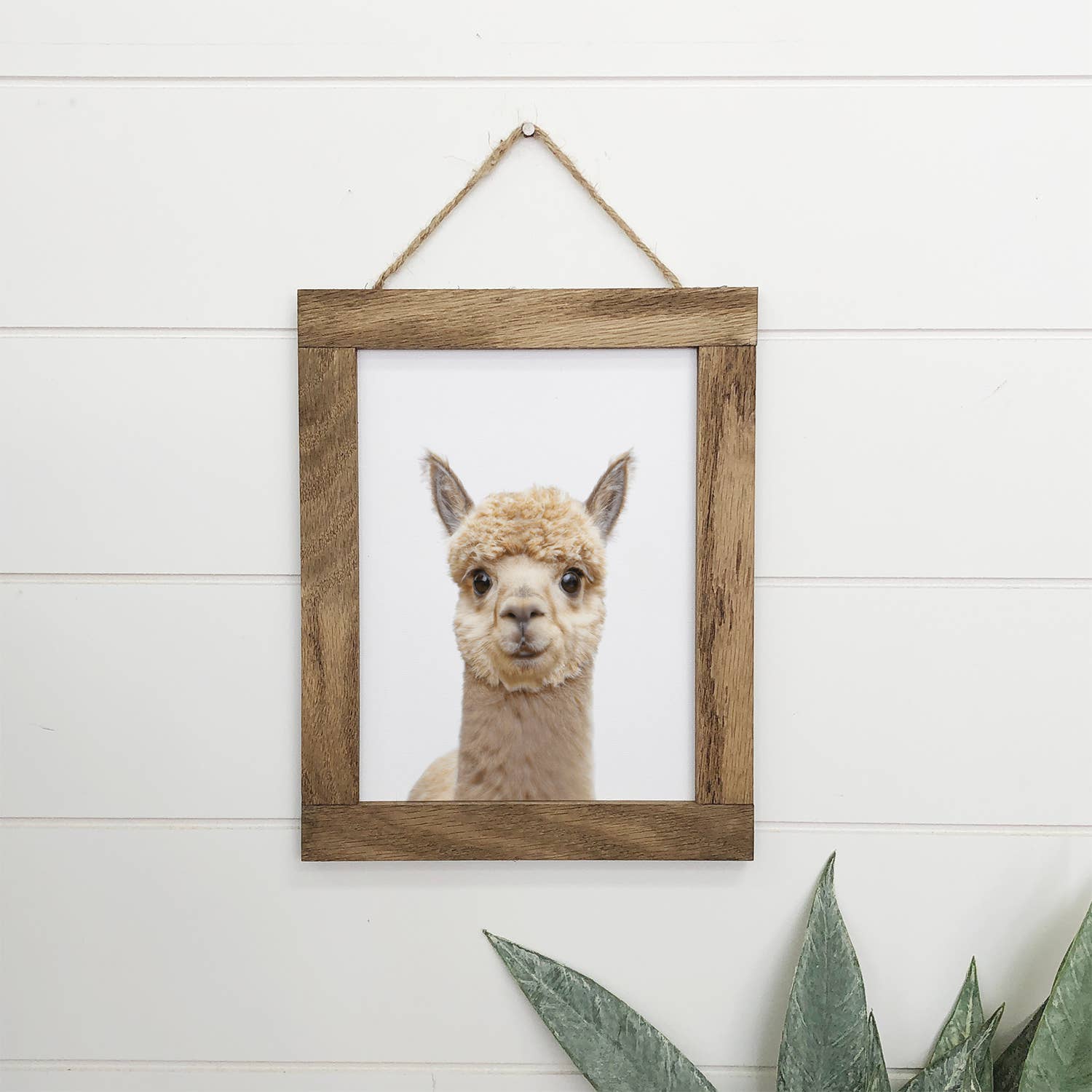 Baby Alpaca Wood Farmhouse Sign Cute Nursery Wall Art