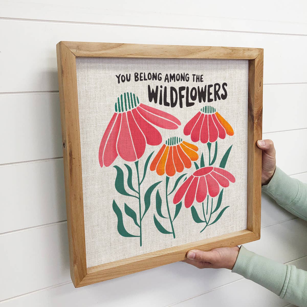 You Belong Among the Wildflowers - Wildflower Canvas Art