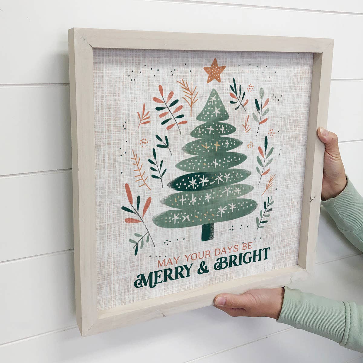 May Your Days Be Merry and Bright - Christmas Canvas Art