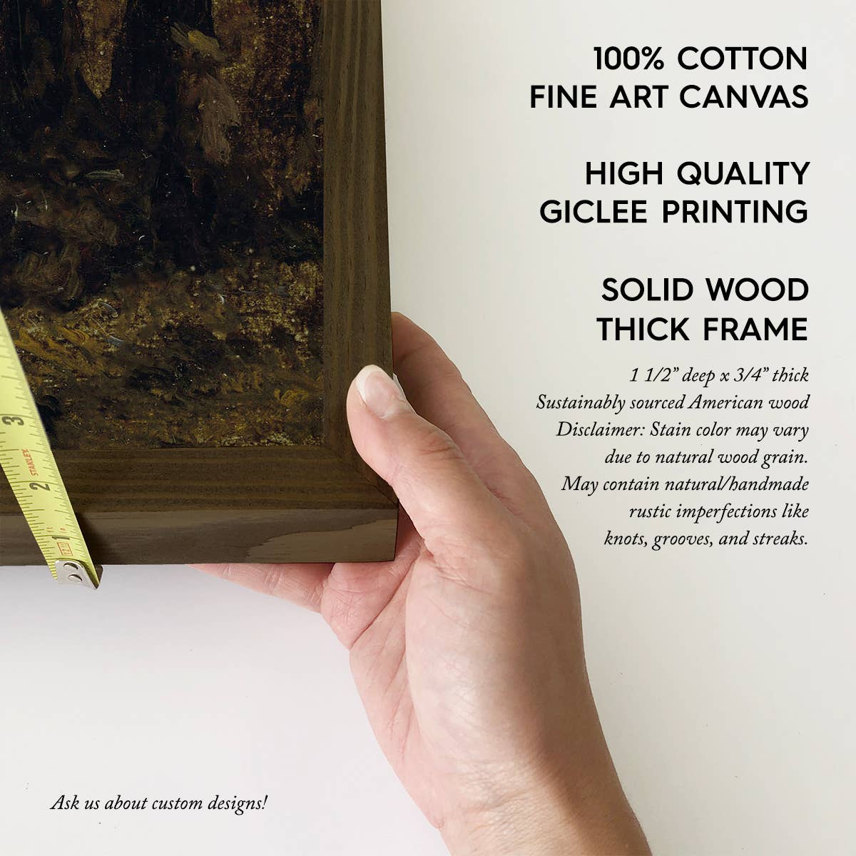 Clearing in the Trees - Nature Landscape Canvas Art - Framed