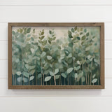 Eucalyptus Ombre - Nature Canvas Art - Wood Framed Wall Art