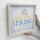 Spring Decor- Hello There Spring Cute Mantel Sign