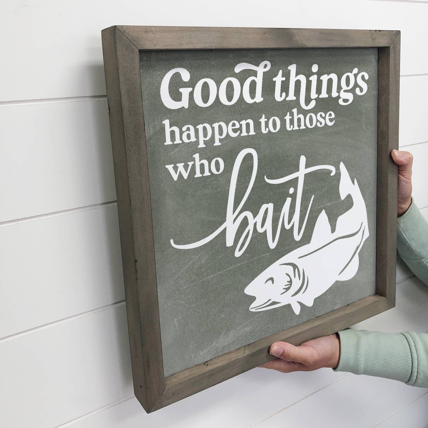 Good Things Happen To Those Who Bait - Lake House Art