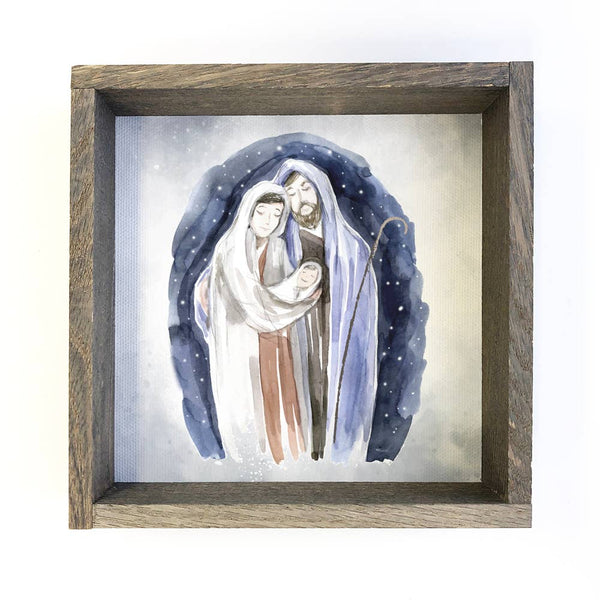 Christmas Religious Jesus Christ Art - Nativity Mary Joseph
