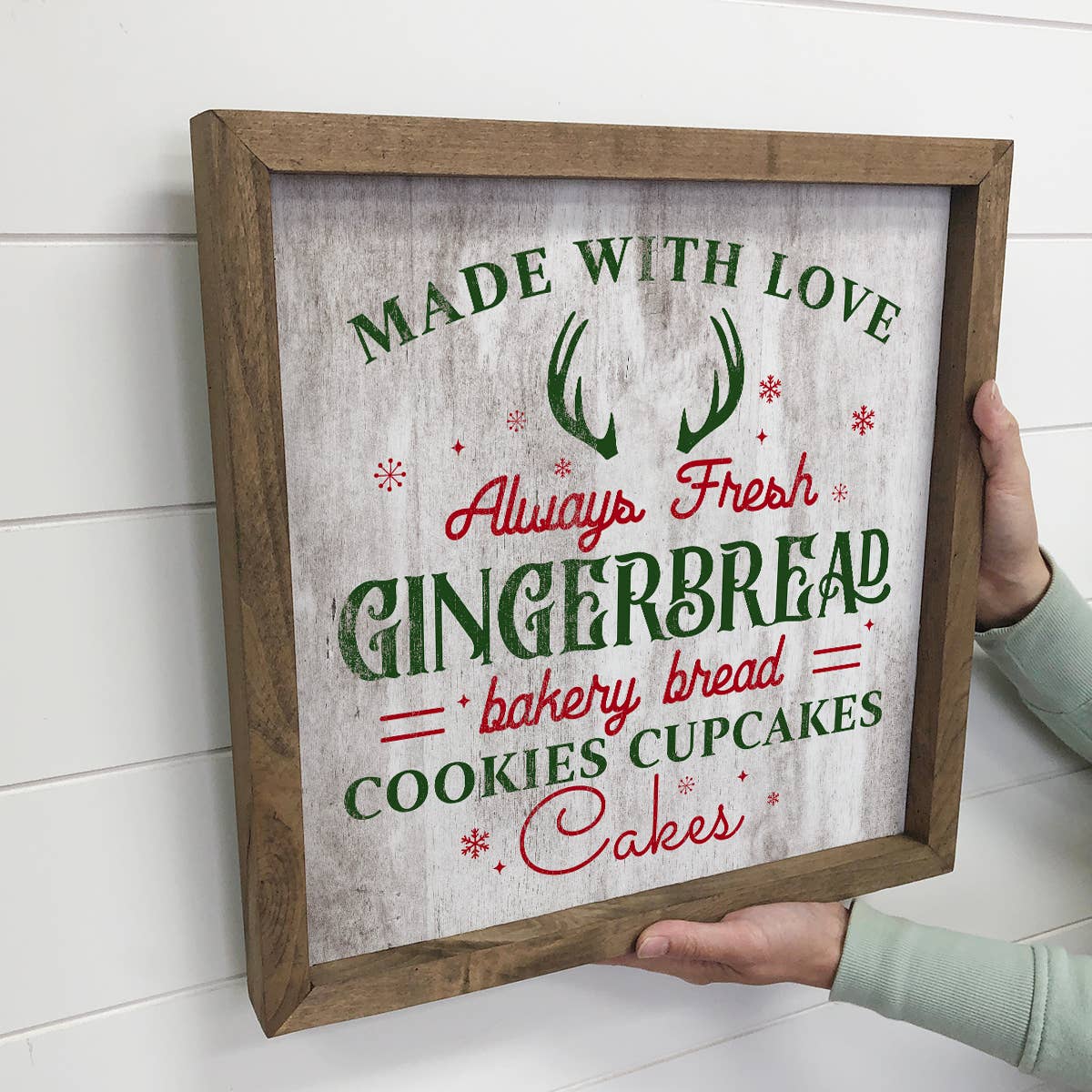 Made With Love North Pole Bakery - Christmas Canvas Art