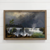 Niagara Falls - Waterfall Canvas Art - Wood Framed Wall Art