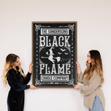 Sandersons Black Flame Candle Company - Halloween Sign Decor