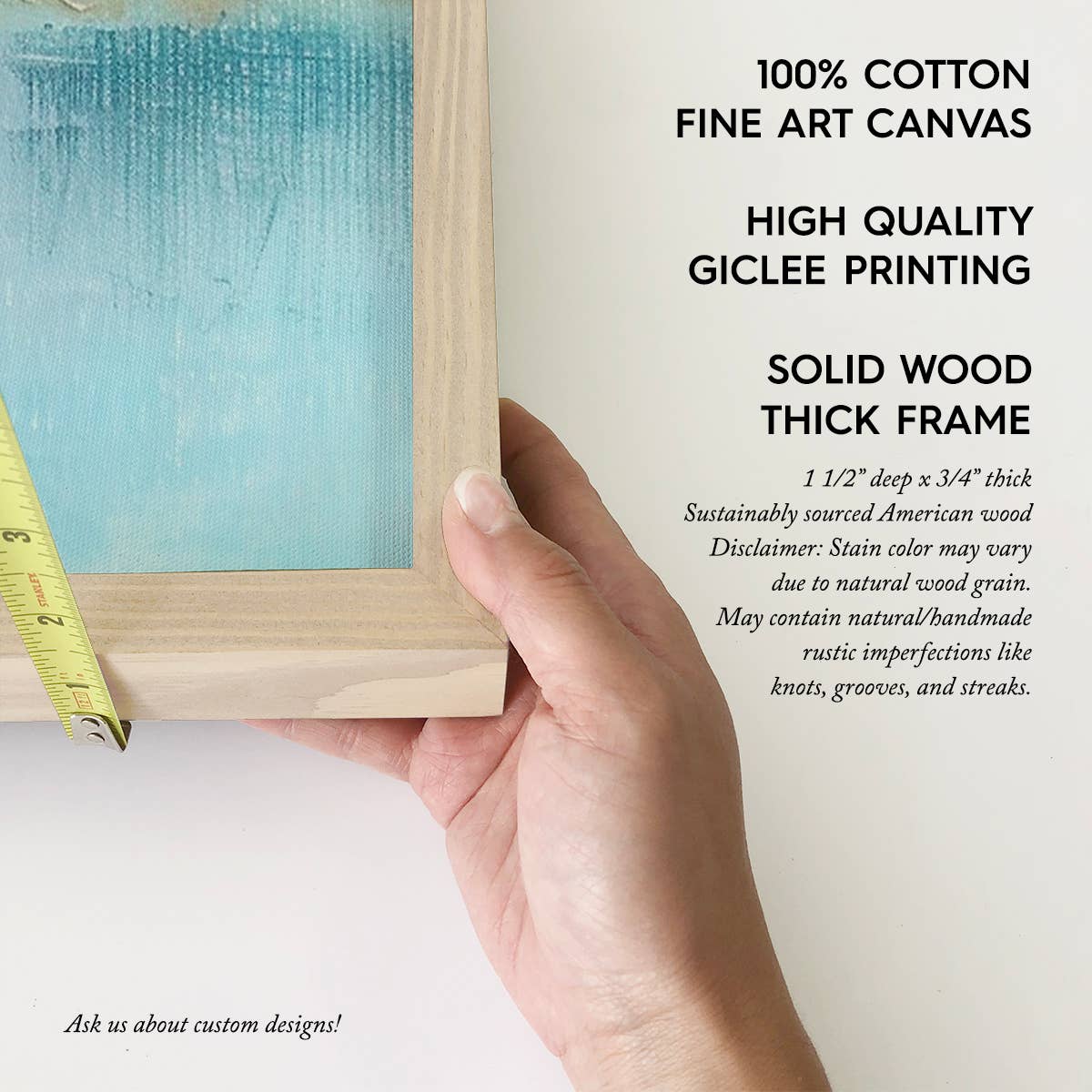 Hazy Pastels - Pastel Abstract Canvas Art - Wood Framed Art