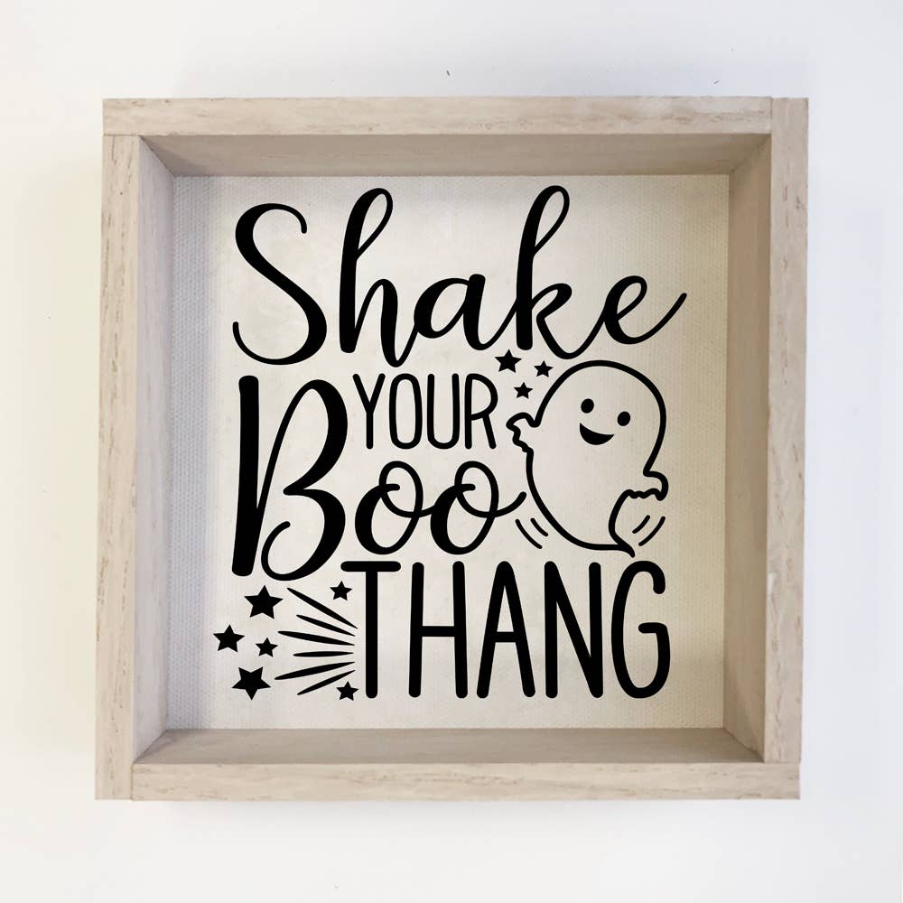 Cute Halloween Art-  Shake Your Boo Thing- Ghost Halloween