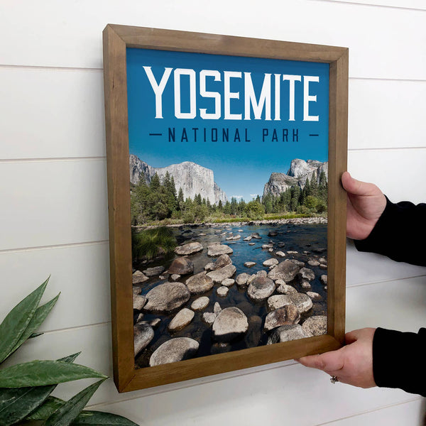 Yosemite National Park - Framed Customized Wall Art - Nature