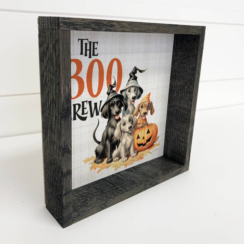 Halloween Vintage The Boo Crew - Cute Halloween Animal Art