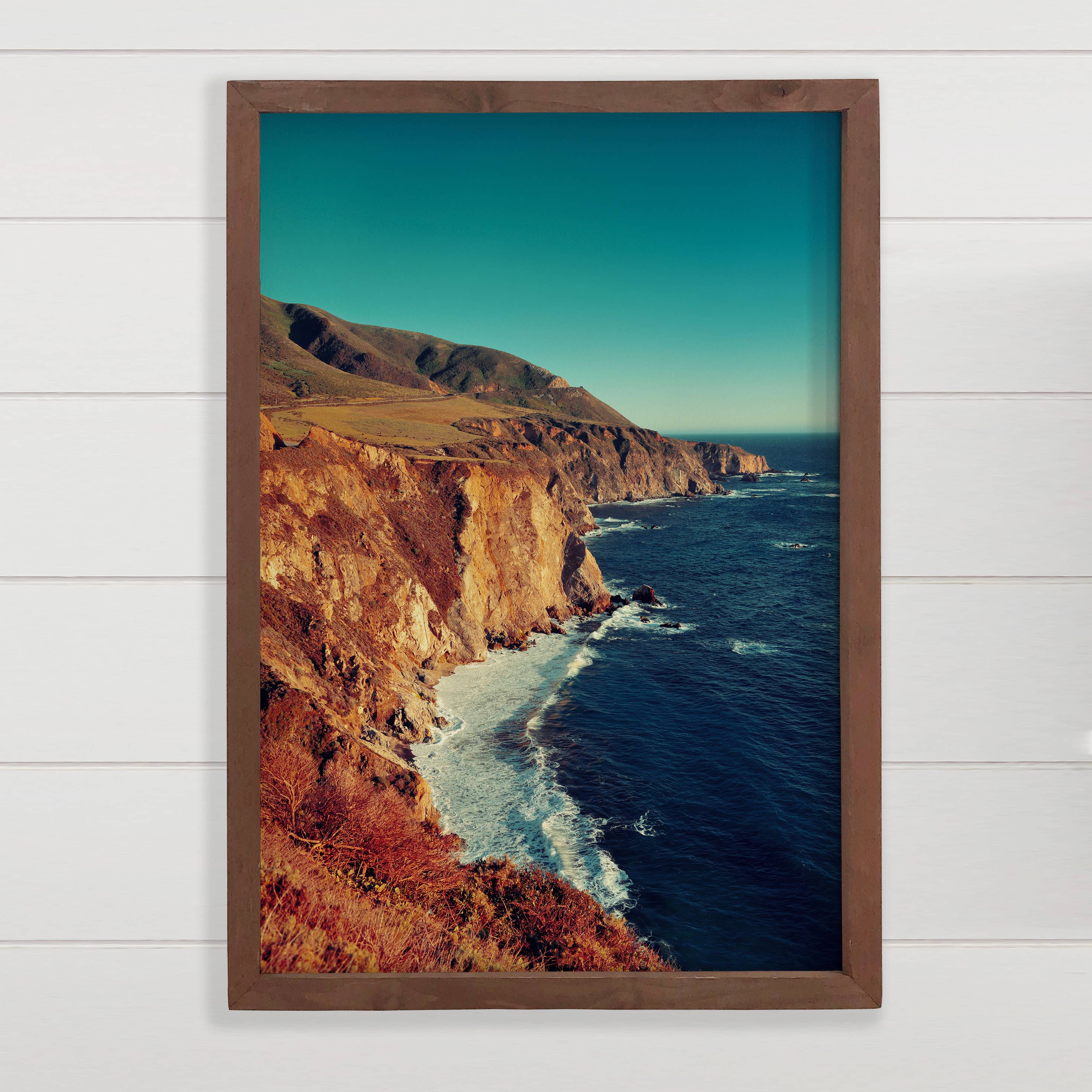 Big Sur Coast - Framed Nature Photograph - Beach House Art