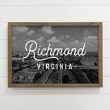 Custom City Any City Richmond Virginia Skyline - Home Décor