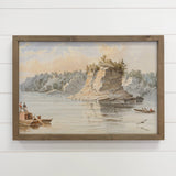 Grand Tower Illinois - Lake House Wall Decor - Framed Art