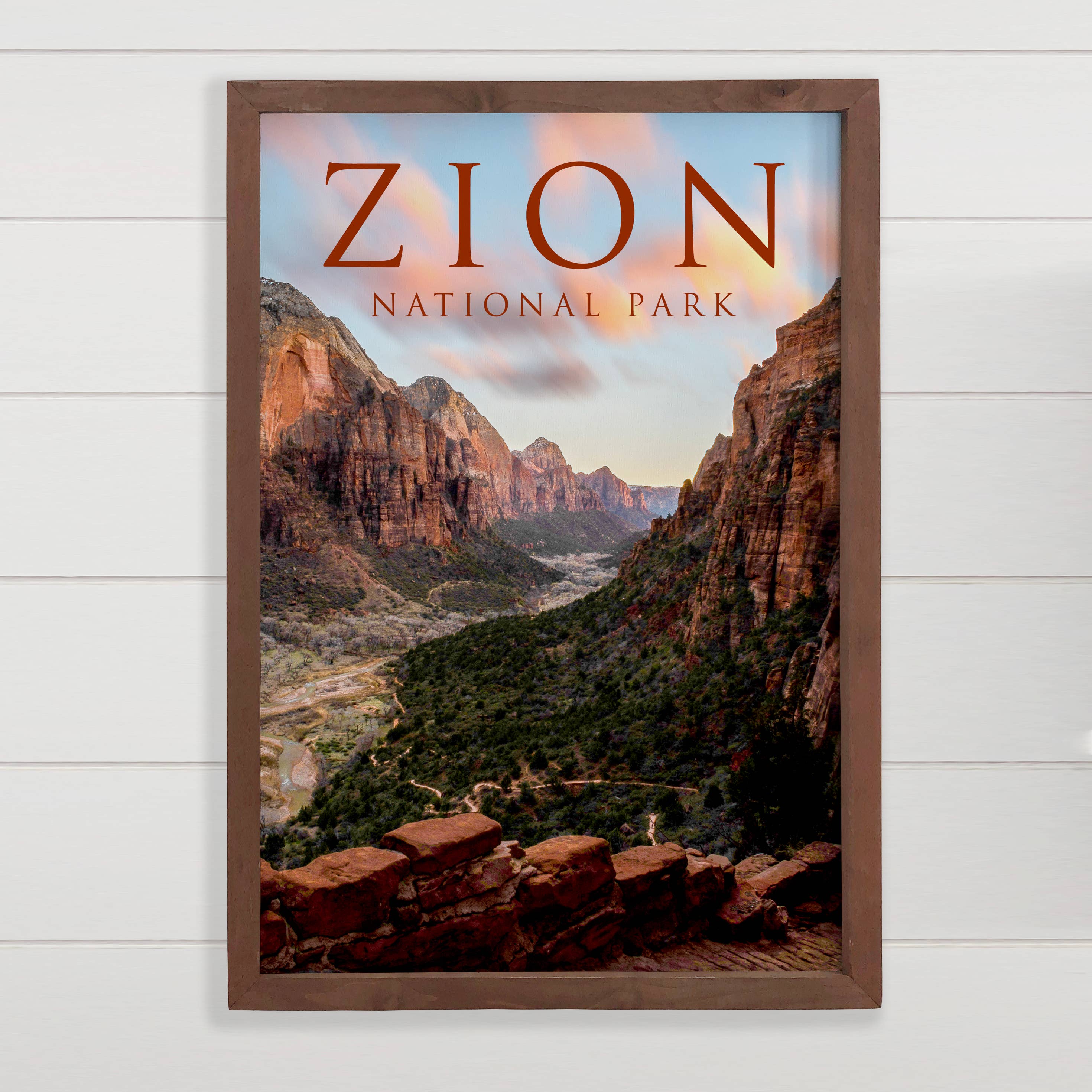 Zion National Park - Framed Custom Nature Wall Art