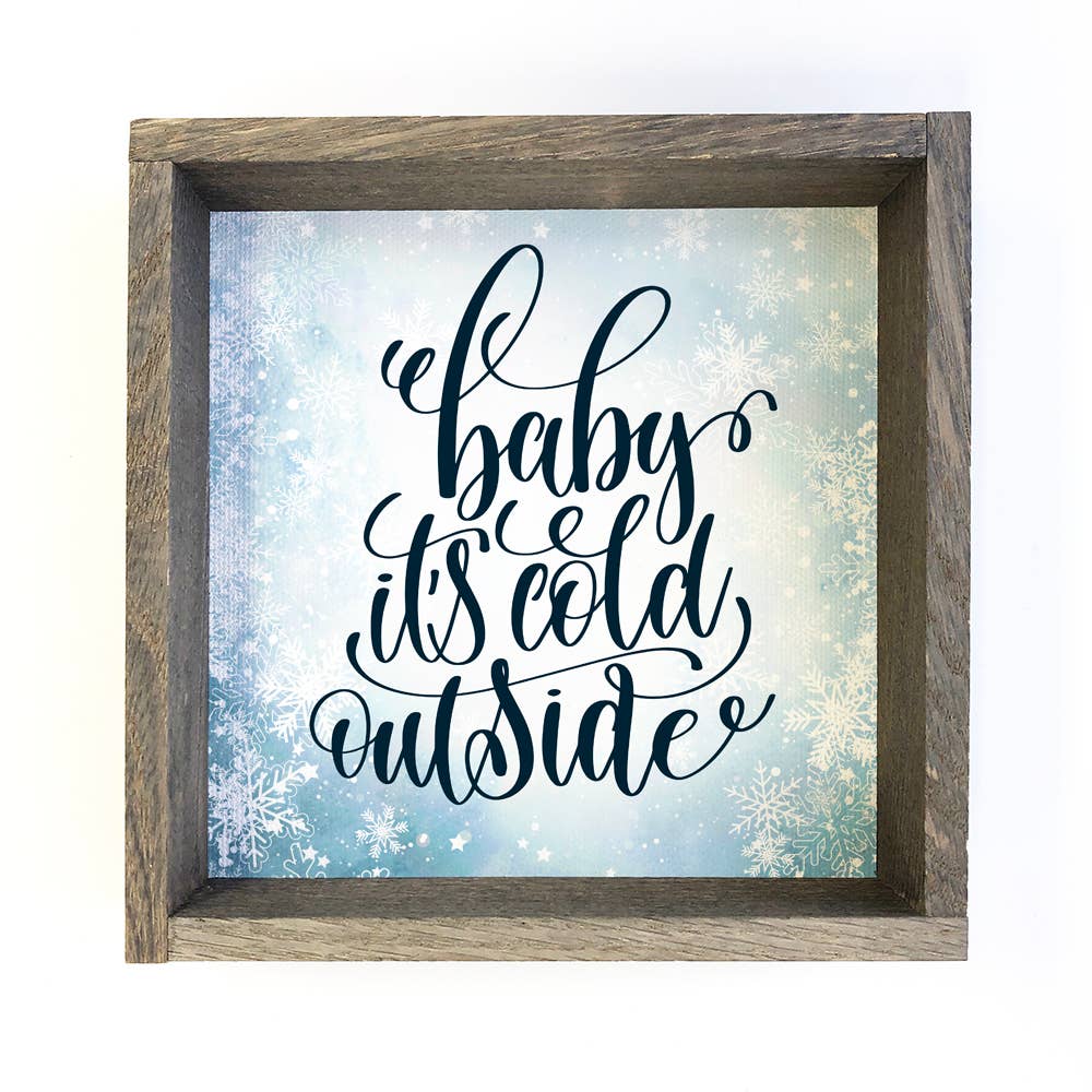 Baby Its Cold Outside Small Shelf Sitting Décor