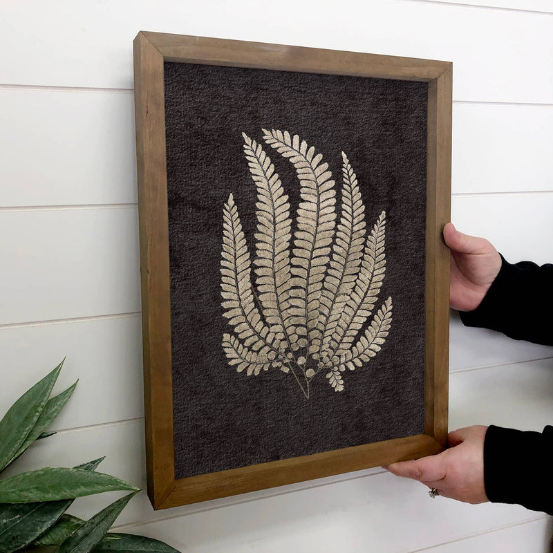 Fern Leaf VI - Framed Nature Wall Art - Ranch House Wall Art