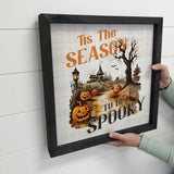 Halloween Vintage Tis the Season to be Spooky - Cute Sign