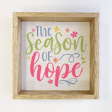 The Season of Hope - Spring Time Canvas Art - Wood Framed