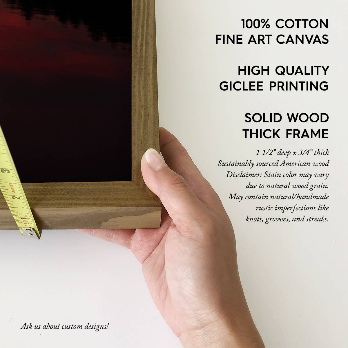 Life is Better at Custom Lake Photo - Custom Canvas Art