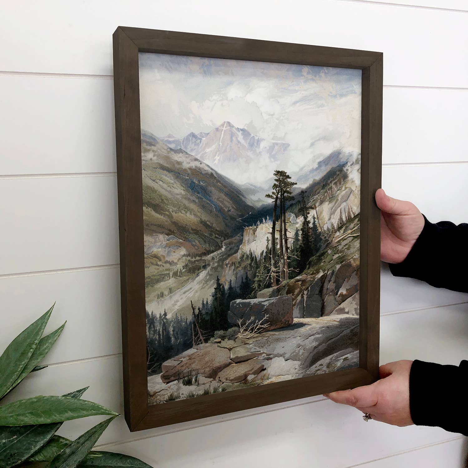 Colorado Mountainscape - Nature Canvas Art - Wood Framed Art