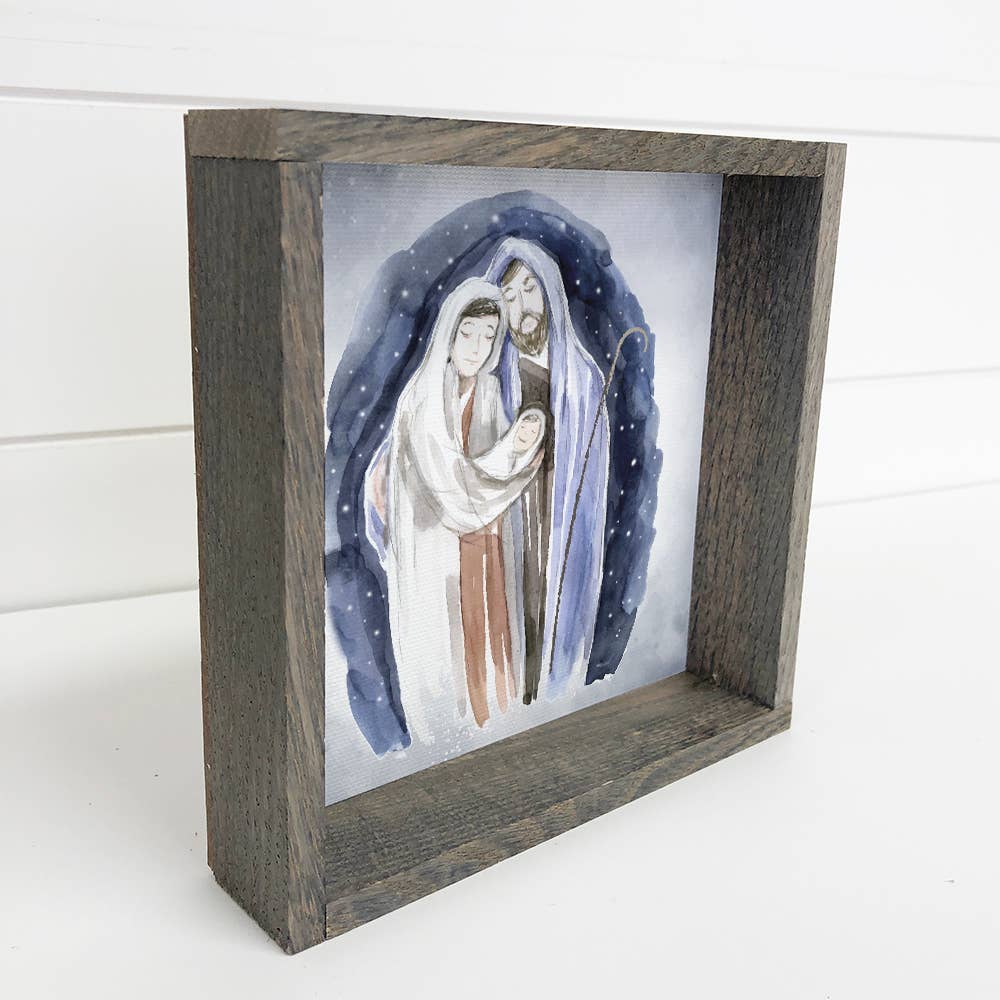 Christmas Religious Jesus Christ Art - Nativity Mary Joseph