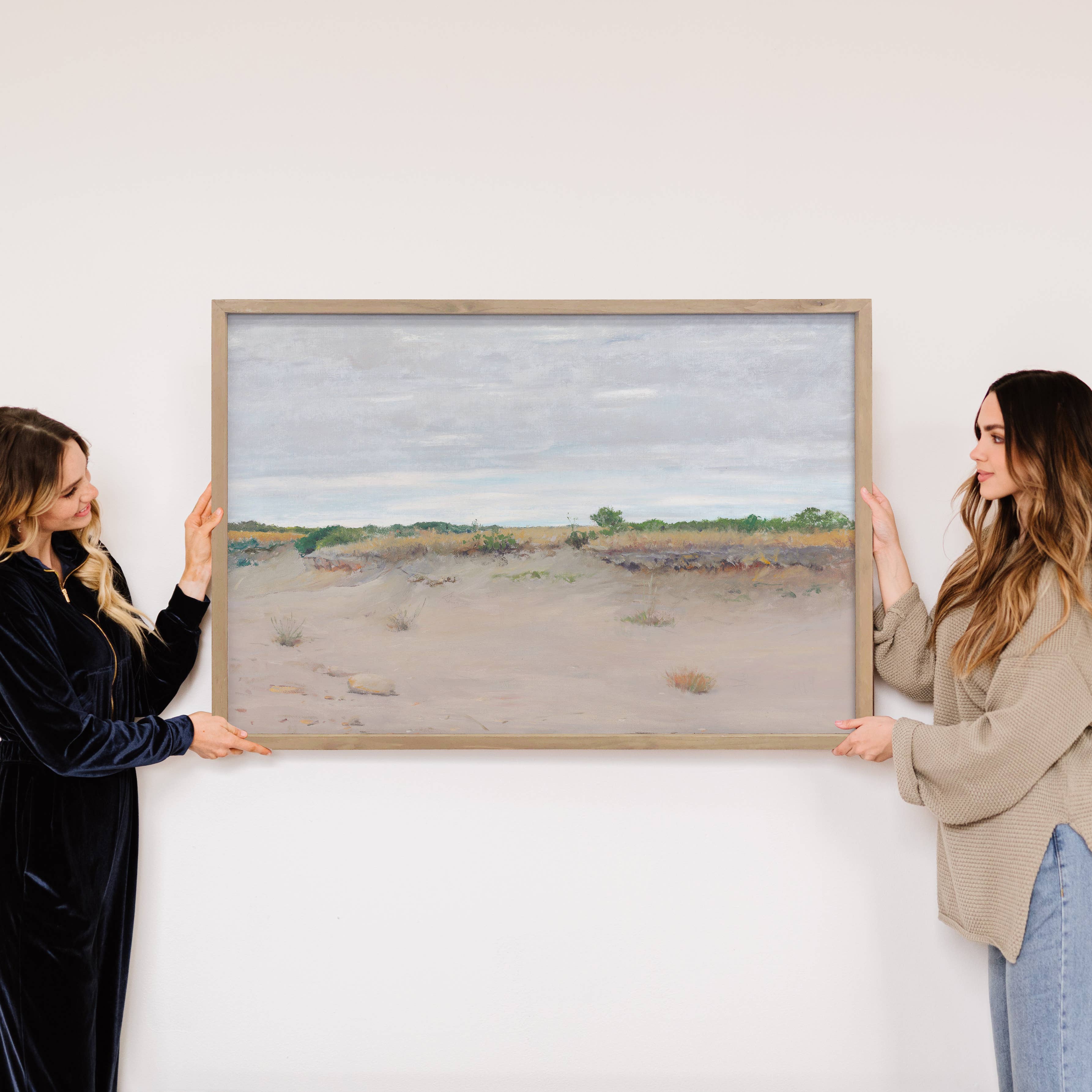 Wind Swept Sands - Beach House Wall Art - Framed Nature Art