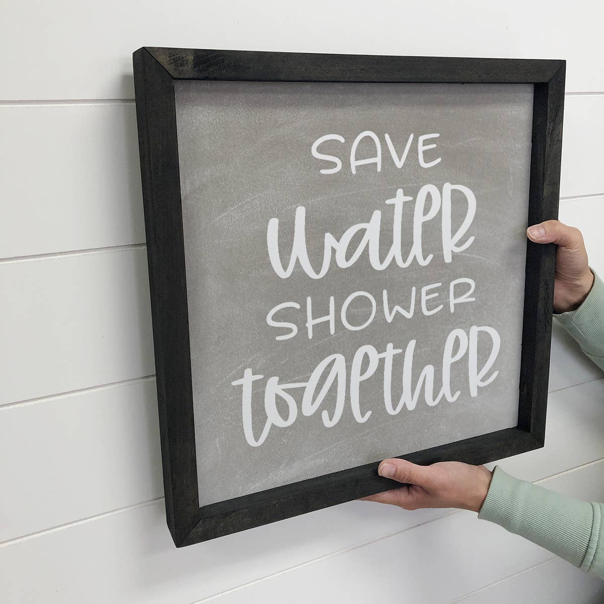 Funny Bathroom Sign - Save Water, Shower Together