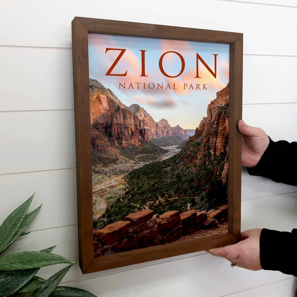 Zion National Park - Framed Custom Nature Wall Art