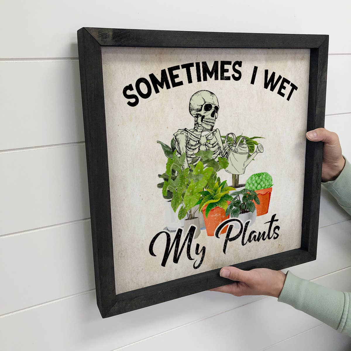 Unique Halloween Décor- Sometimes I wet my Plants