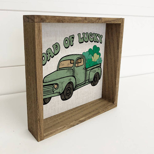 St. Patrick's Load of Luck Truck - St. Patrick's Day Canvas