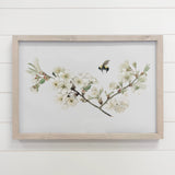 Blossoms & Bees - Canvas Art with Wood Frame - Nature Art